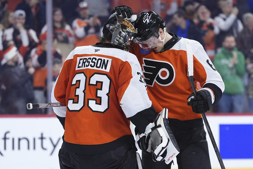 Flyers soar to 6-3 victory against Oilers with Michkov, Couturier, and Tippett shining