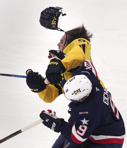 Sweden defeats U.S. 2-1 in Four Nations round robin; Americans secure final berth.