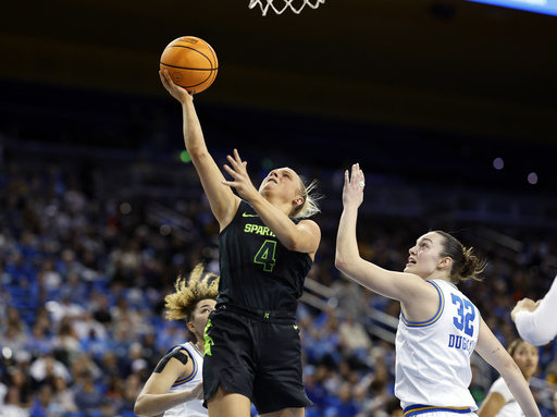 Top-ranked UCLA rebounds from its first defeat of the season, narrowly defeating No. 22 Michigan State 75-69 despite the absence of Betts