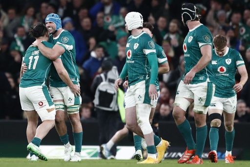 Ireland kicks off quest for a historic third consecutive Six Nations championship with a 27-22 victory over England.