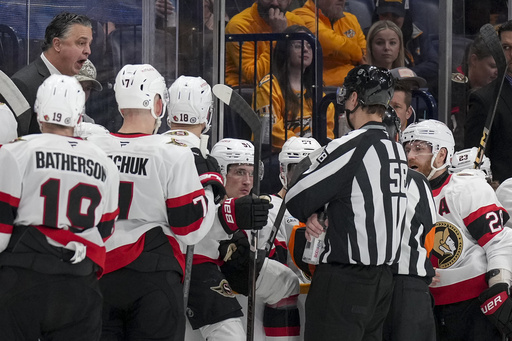 Senators defeat Predators 5-2 with standout performances from Gaudette and Perron