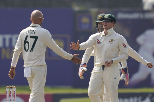 Australia claims first test series victory in Sri Lanka in 14 years