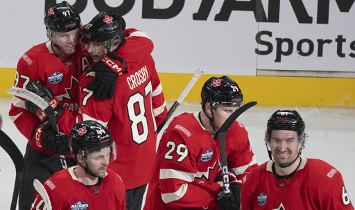 Crosby excels and Marner nets the overtime goal as Canada triumphs over Sweden 4-3 in the debut of the 4 Nations Face-Off.