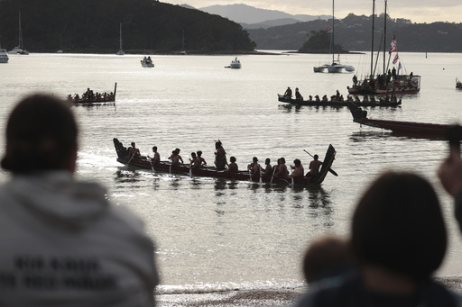 Demonstrations and the absence of a New Zealand leader cast a shadow over celebrations of the M?ori founding treaty anniversary.