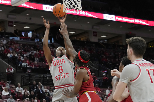 Bruce Thornton scores decisive basket in final moments as Ohio State comes back to defeat No. 18 Maryland 73-70.