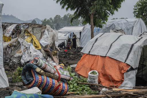 Thousands of evacuees are trapped in eastern Congo amid allegations of compelled repatriation by rebels.