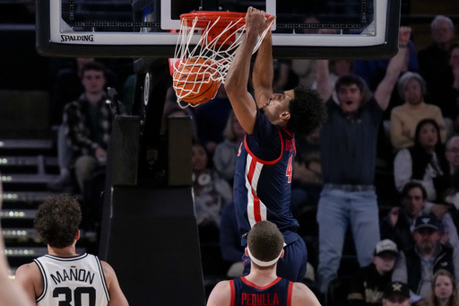 Chris Manon’s clutch three-pointer secures Vanderbilt’s 77-72 victory over No. 24 Ole Miss.