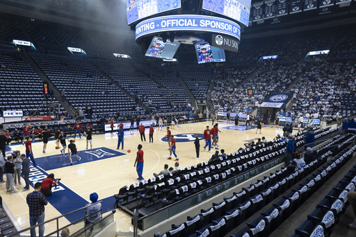 BYU secures third consecutive win by defeating No. 23 Kansas 91-57.