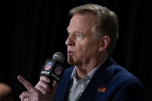 Roger Goodell labels the notion that referees favor the Chiefs as an “absurd theory.”