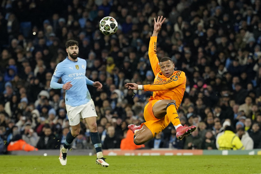 Bellingham scores late to secure Real Madrid’s 3-2 victory over Man City in Champions League first leg playoff