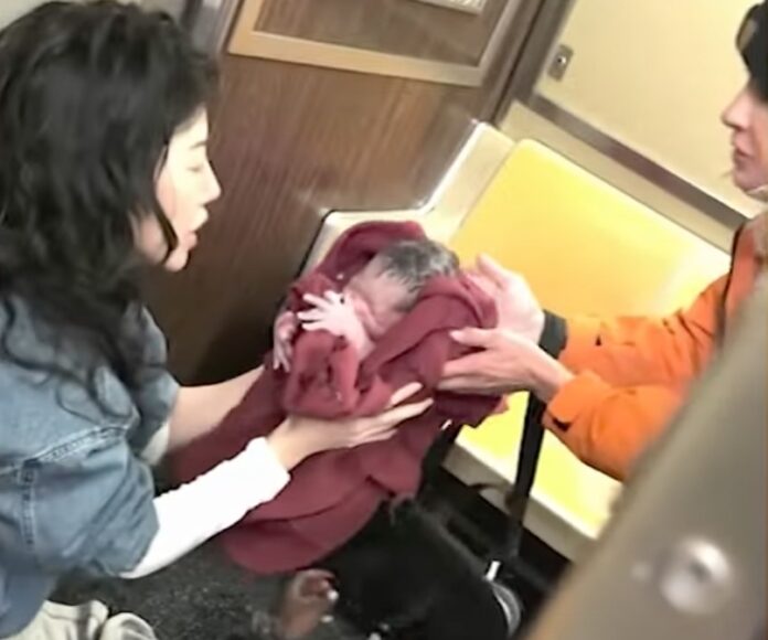 Missing Florida woman givs birth on NYC subway (Photo: CBS New York/YouTube)