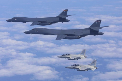 US and Philippine combat planes team up to monitor contested shoal area secured by China