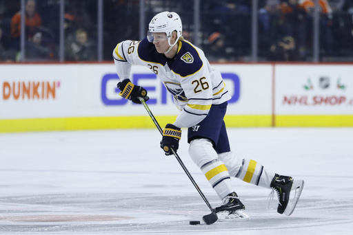 Rasmus Dahlin nets 2 goals and provides 1 assist in Buffalo Sabres’ 8-2 victory against the New York Rangers.