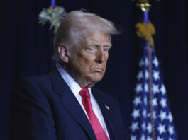 President Donald Trump attends the National Prayer Breakfast at Washington Hilton, Thursday, Feb. 6, 2025, in Washington. (AP Photo/Evan Vucci)