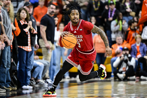 Toppin scores 32 as No. 12 Texas Tech cruises past Oklahoma State 93-55.