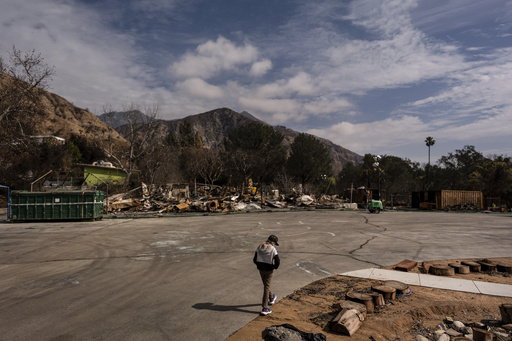 Families discuss grief and loss as they return home following wildfires in the Los Angeles region.