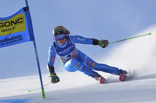 Brignone Tops GS at World Championships Following First Run While Reigning Champion Shiffrin Withdraws