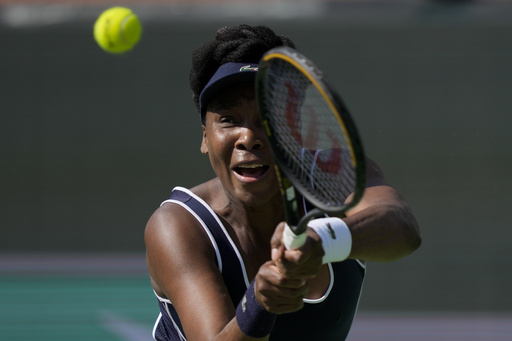 At 44, Venus Williams receives a wild-card invitation to the Indian Wells tournament.