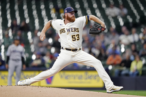 Brewers hurler Brandon Woodruff excited to advance in his recovery following absence from the 2024 season