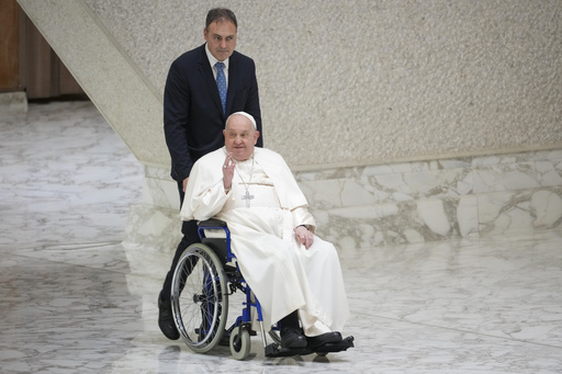 Pope highlights children’s suffering from conflict and human trafficking at a rights conference