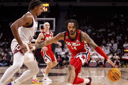 No. 19 Mississippi loses double-digit advantage but rallies to defeat South Carolina 72-68