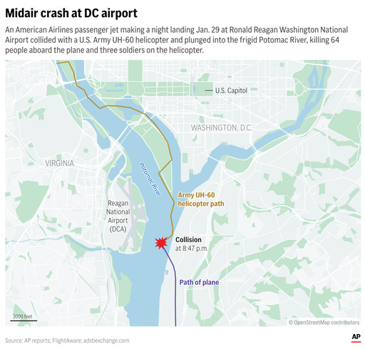 28 agencies received clearance to operate helicopters near Reagan Airport prior to fatal accident