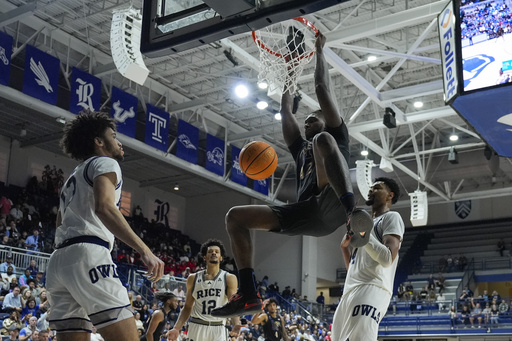 PJ Haggerty nets 26 as No. 19 Memphis narrowly defeats Rice 86-83