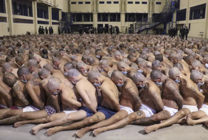 Pictures from the inside of prisons in El Salvador shocked the world.