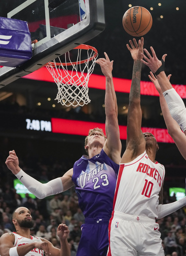 Keyonte George nets 30 points as Jazz overcome Rockets 124-115