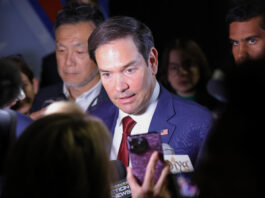 Sen. Marco Rubio (R-FL) at "The ABC News Presidential Debate: Race for the White House" held at the National Constitution Center on September 10, 2024 in Philadelphia, Pennsylvania. (Photo by Bryan Dozier/Variety via Getty Images)