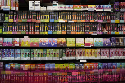 New York takes legal action against vape distributors for Elf Bar and other fruity and candy-flavored e-cigarettes.