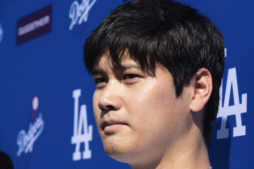 Ohtani might resume his pitching duties in May with the defending champion Dodgers.