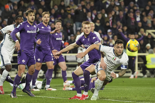 Fiorentina defeats Inter Milan 3-0 in match rescheduled due to player collapse during the game.