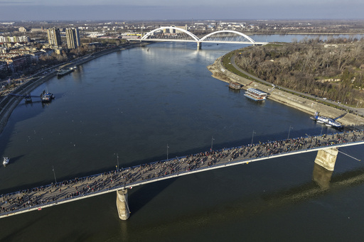 Students in Serbia stage bridge blockades and protests to commemorate three months since the fatal canopy collapse.