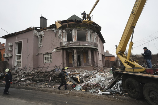 Five casualties reported in Ukraine due to Russian drone and missile strikes