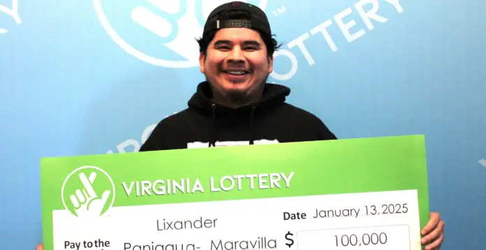 Virginia man wins $100K in Lottery stoping only for snack (Photo: Virginia Lottery)