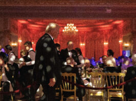 PALM BEACH, FL - NOV 14, 2024: U.S. President-elect Donald Trump attends the America First Policy Institute Gala held at Mar-a-Lago in Palm Beach, Florida on November 14, 2024. (Photo by Saul Martinez for The Washington Post via Getty Images)