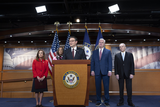 House Republicans hurrying to draft Trump’s major budget plan featuring tax reductions, program eliminations, and various commitments.