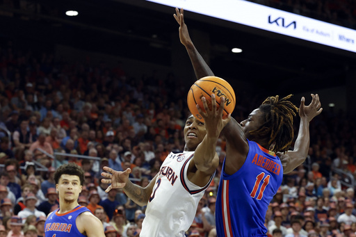 Florida’s sixth-ranked squad creates history by securing first-ever road win against No. 1 Auburn.