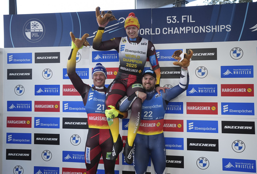 Langenhan and Germany excel during the concluding day of the luge world championships