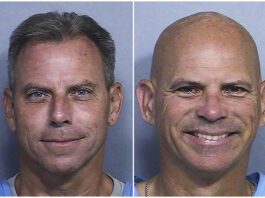 FILE - This combination of two booking photos provided by the California Department of Corrections shows Erik Menendez, left, and Lyle Menendez. (California Dept. of Corrections via AP, File)