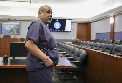 Tupac Shakur murder suspect fails to appear at Nevada hearing regarding trial preparations.