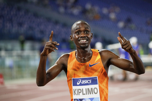 Kiplimo from Uganda breaks men’s half-marathon world record, finishing in under 57 minutes.