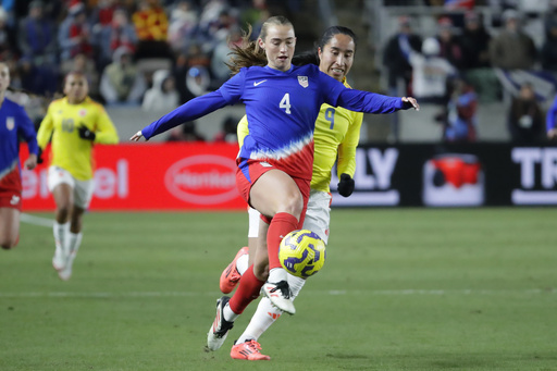 Catarina Macario and Ally Sentnor net goals as USWNT secures 2-0 victory over Colombia in SheBelieves Cup