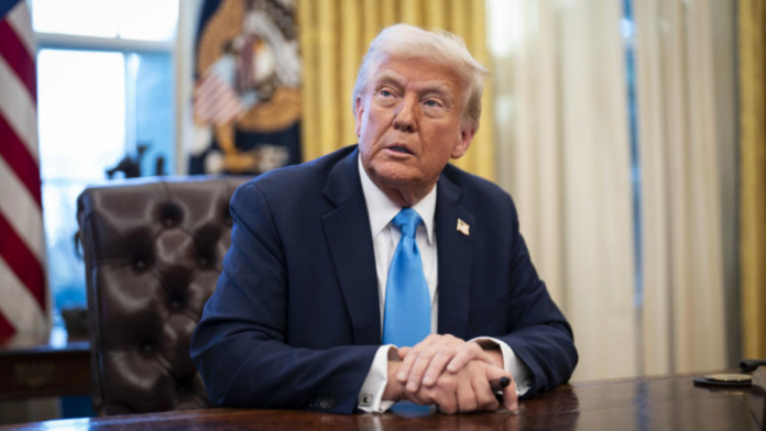 President Donald Trump at the White House on Feb. 4 © Jabin Botsford/The Washington Post