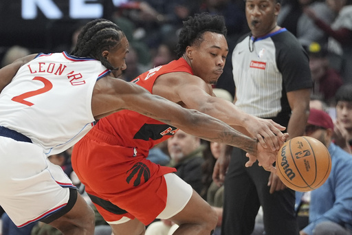 RJ Barrett contributes 20 points as Raptors claim 115-108 victory over Clippers, marking their 8th win in the last 10 outings.