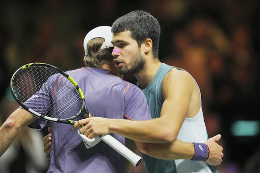 Alcaraz secures maiden indoor championship with victory over De Minaur at Rotterdam Open final