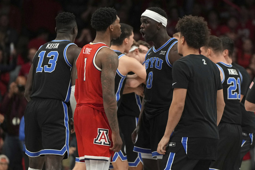 Arizona expresses regret over fans’ inappropriate chant during basketball defeat against BYU