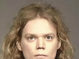 Jack LaSota, also known as Ziz, is seen in a mugshot following his arrest at a 2019 protest