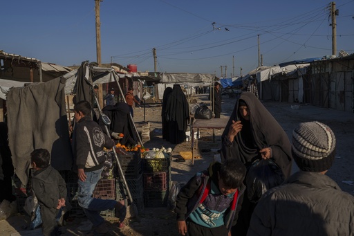 Trump’s suspension of aid surprises a Syrian camp housing families associated with the Islamic State.